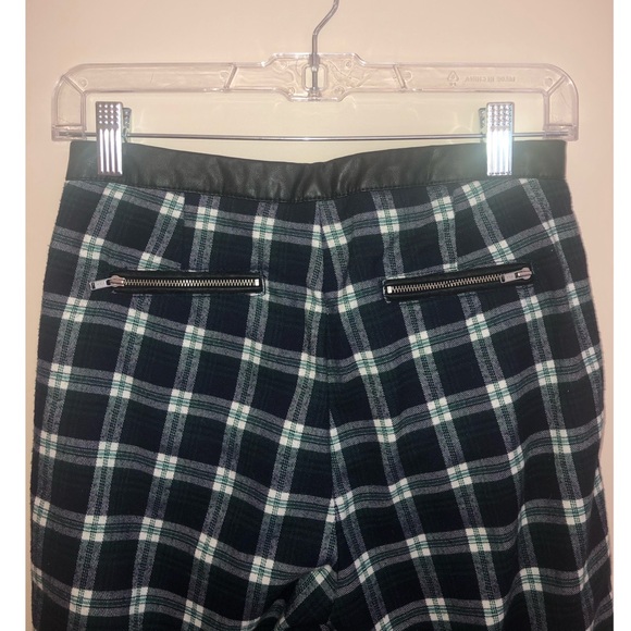 ASOS skinny pants with plaid check & pu waistband - Picture 9 of 9